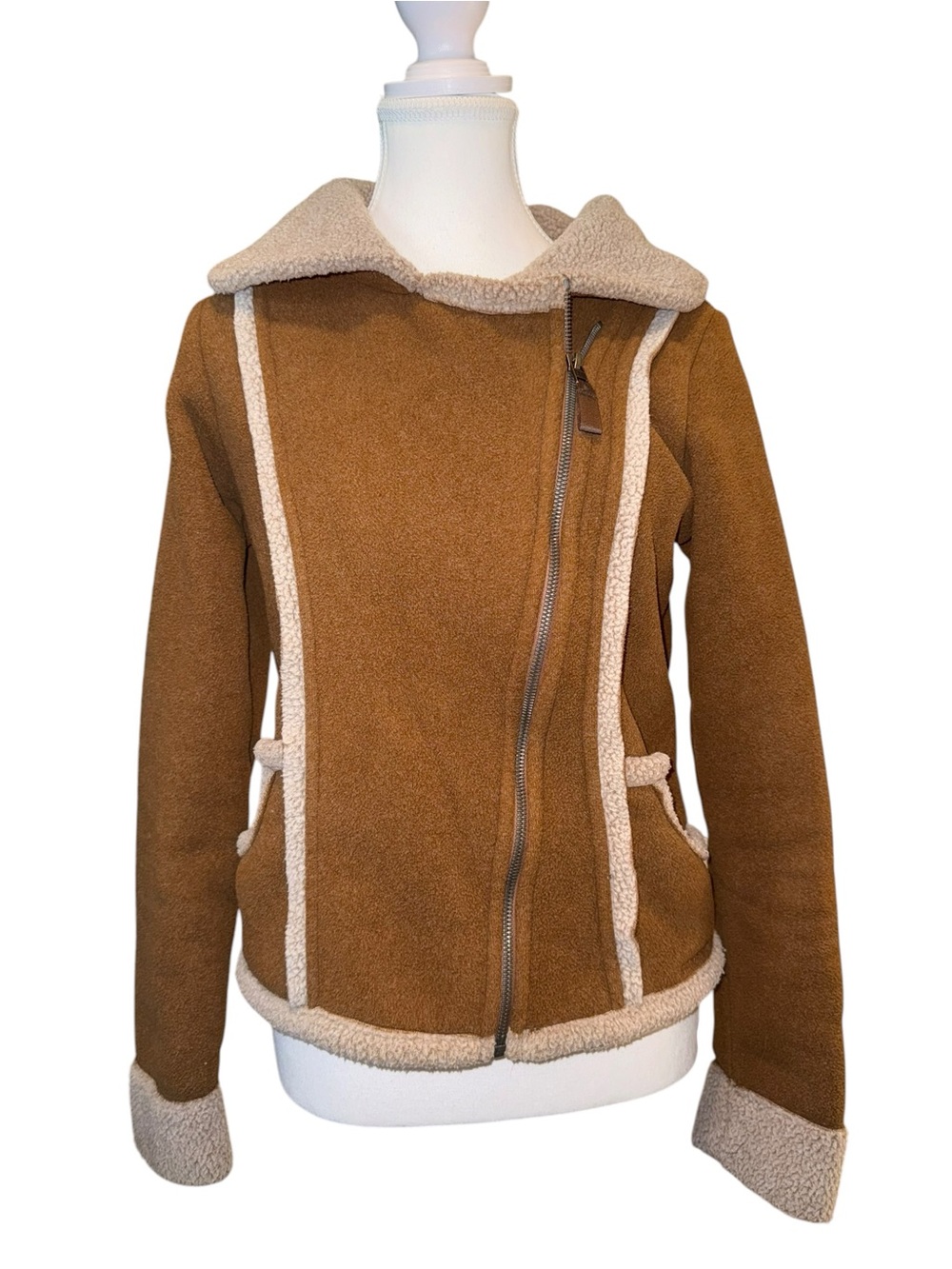 Patagonia Lost Maples Polartec Fleece Moto Jacket Size Small